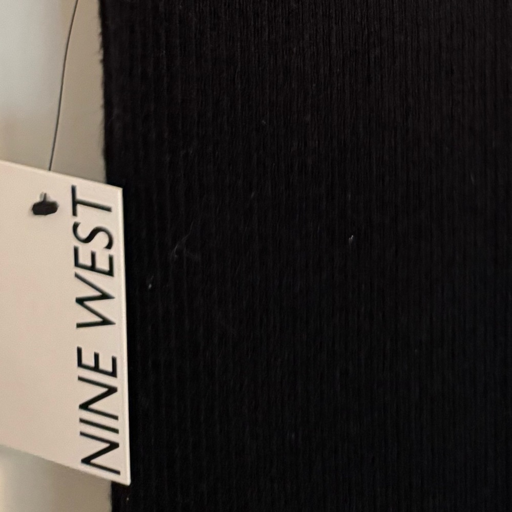 Thick Ribbed Black Tank Top Sleeveless Racerback Dress - Picture 3 of 10